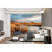 Marshland Sunset - AI Art Wall Mural for Contemporary Interiors Marshland Sunset - AI Art Wall Mural for Contemporary Interiors