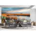 Marshland Sunset - AI Art Wall Mural for Contemporary Interiors Marshland Sunset - AI Art Wall Mural for Contemporary Interiors