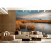 Marshland Sunset - AI Art Wall Mural for Contemporary Interiors Marshland Sunset - AI Art Wall Mural for Contemporary Interiors