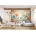 Faded Florals - AI Art Wall Mural for Contemporary Interiors Faded Florals - AI Art Wall Mural for Contemporary Interiors