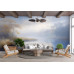 Misty Morning - AI Art Wall Mural for Contemporary Interiors Misty Morning - AI Art Wall Mural for Contemporary Interiors