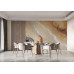 Marbled Cream & Beige Wave - Textured AI Wall Mural