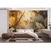 Enchanted Golden Jungle - AI Art Wall Mural for Contemporary Interiors Enchanted Golden Jungle - AI Art Wall Mural for Contemporary Interiors