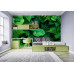 Lush Green Foliage - AI Art Wall Mural for Contemporary Interiors Lush Green Foliage - AI Art Wall Mural for Contemporary Interiors