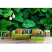 Lush Green Foliage - AI Art Wall Mural for Contemporary Interiors Lush Green Foliage - AI Art Wall Mural for Contemporary Interiors