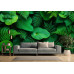 Lush Green Foliage - AI Art Wall Mural for Contemporary Interiors Lush Green Foliage - AI Art Wall Mural for Contemporary Interiors