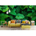 Lush Green Foliage - AI Art Wall Mural for Contemporary Interiors Lush Green Foliage - AI Art Wall Mural for Contemporary Interiors