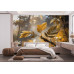 Forest Gold - AI Art Wall Mural for Contemporary Interiors Forest Gold - AI Art Wall Mural for Contemporary Interiors