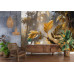 Forest Gold - AI Art Wall Mural for Contemporary Interiors Forest Gold - AI Art Wall Mural for Contemporary Interiors