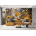 Forest Gold - AI Art Wall Mural for Contemporary Interiors Forest Gold - AI Art Wall Mural for Contemporary Interiors
