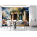 Mythical Ancient Temple - AI Art Wall Mural for Contemporary Interiors