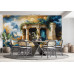 Mythical Ancient Temple - AI Art Wall Mural for Contemporary Interiors