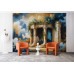 Mythical Ancient Temple - AI Art Wall Mural for Contemporary Interiors