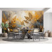 Golden Fields Abstract - AI Art Wall Mural for Contemporary Interiors Golden Fields Abstract - AI Art Wall Mural for Contemporary Interiors