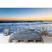 Coastal Dusk Hues - AI Art Wall Mural for Contemporary Interiors Coastal Dusk Hues - AI Art Wall Mural for Contemporary Interiors