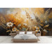 Sun-Kissed Wildflowers - AI Art Wall Mural for Contemporary Interiors Sun-Kissed Wildflowers - AI Art Wall Mural for Contemporary Interiors