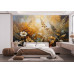 Sun-Kissed Wildflowers - AI Art Wall Mural for Contemporary Interiors Sun-Kissed Wildflowers - AI Art Wall Mural for Contemporary Interiors
