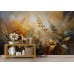 Sun-Kissed Wildflowers - AI Art Wall Mural for Contemporary Interiors Sun-Kissed Wildflowers - AI Art Wall Mural for Contemporary Interiors