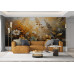Sun-Kissed Wildflowers - AI Art Wall Mural for Contemporary Interiors Sun-Kissed Wildflowers - AI Art Wall Mural for Contemporary Interiors