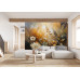 Sun-Kissed Wildflowers - AI Art Wall Mural for Contemporary Interiors Sun-Kissed Wildflowers - AI Art Wall Mural for Contemporary Interiors