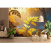 Glimmering Forest Floor - AI Art Wall Mural for Contemporary Interiors