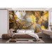 Glimmering Ferns - AI Art Wall Mural for Contemporary Interiors