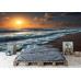 Crashing Waves - AI Art Wall Mural for Contemporary Interiors Crashing Waves - AI Art Wall Mural for Contemporary Interiors