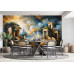 Ancient Temple - AI Art Wall Mural for Contemporary Interiors Ancient Temple - AI Art Wall Mural for Contemporary Interiors