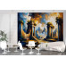 Ancient Greek Temple Ruins - AI Art Wall Mural for Contemporary Interiors Ancient Greek Temple Ruins - AI Art Wall Mural for Contemporary Interiors