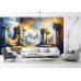 Ancient Greek Temple Ruins - AI Art Wall Mural for Contemporary Interiors Ancient Greek Temple Ruins - AI Art Wall Mural for Contemporary Interiors