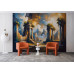 Ancient Greek Temple Ruins - AI Art Wall Mural for Contemporary Interiors Ancient Greek Temple Ruins - AI Art Wall Mural for Contemporary Interiors