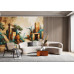 Mystical Ancient Ruins - AI Art Wall Mural for Contemporary Interiors