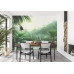 Tropical Morning Mist - AI Art Wall Mural for Contemporary Interiors Tropical Morning Mist - AI Art Wall Mural for Contemporary Interiors