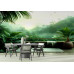 Tropical Morning Mist - AI Art Wall Mural for Contemporary Interiors Tropical Morning Mist - AI Art Wall Mural for Contemporary Interiors