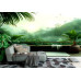 Tropical Morning Mist - AI Art Wall Mural for Contemporary Interiors Tropical Morning Mist - AI Art Wall Mural for Contemporary Interiors