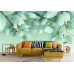 Soft Eucalyptus Serenity - AI Art Wall Mural for Contemporary Interiors