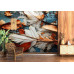 Decayed Harmony - AI Art Wall Mural for Contemporary Interiors