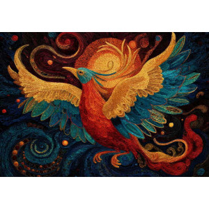 Celestial Firebird Rise
