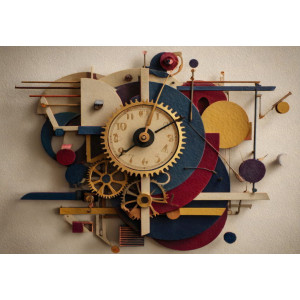 Mechanical Time Collage Mechanical Time Collage