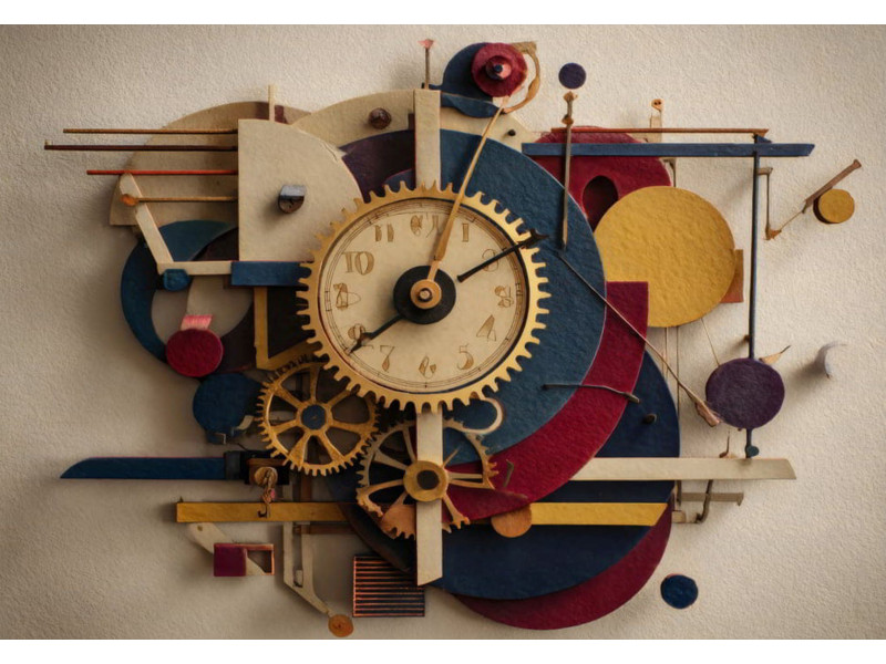 Mechanical Time Collage