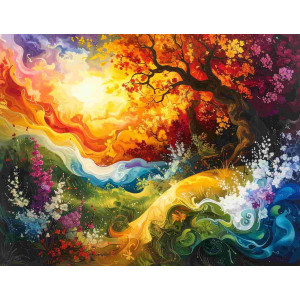 Vibrant Awakening | Wall4Soul