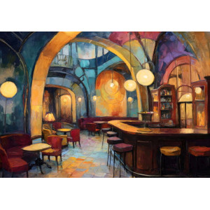 Bohemian Café Interior