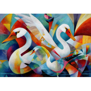 Prismatic Swan Harmony