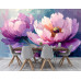 Soft Peony Harmony Abstract Floral Wall Mural Soft Peony Harmony Abstract Floral Wall Mural