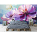 Vivid Peony Splash Artistic Floral Wall Mural