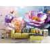 Pastel Bloom Elegance Abstract Floral Wall Mural