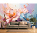 Soft Harmony Blossoms Pastel Floral Wall Mural Soft Harmony Blossoms Pastel Floral Wall Mural