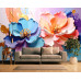 Soft Pastel Bouquet Elegant Floral Wall Mural Soft Pastel Bouquet Elegant Floral Wall Mural