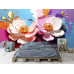 Vibrant Floral Fusion Abstract Wall Mural Vibrant Floral Fusion Abstract Wall Mural