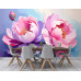 Peony Dream Duo Artistic Floral Wall Mural